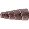 Pferd 1/2" x 1" Cartridge Roll, 1/8" AH - Full Taper, Aluminum Oxide 80 Grit 41818 - alternate 1